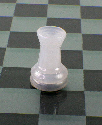 Frosted Rook Chess Piece Spin Master Cardinal Classic 1 1/4'' Tall Replacement