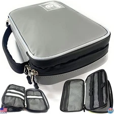 Waterproof Electronics Organizer Travel Case for Cords, Chargers & Gadgets -