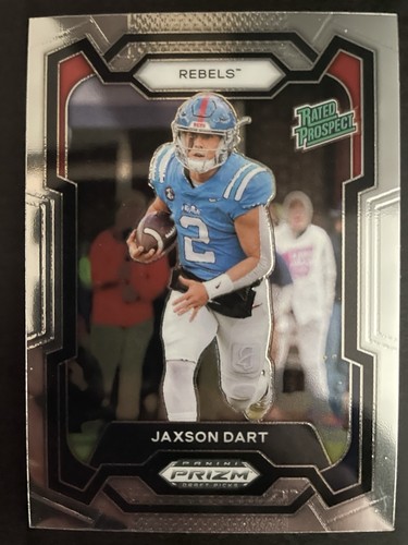 2024 Panini Prizm Draft Picks Rated Prospect - Jaxson Dart! #147 (RC)