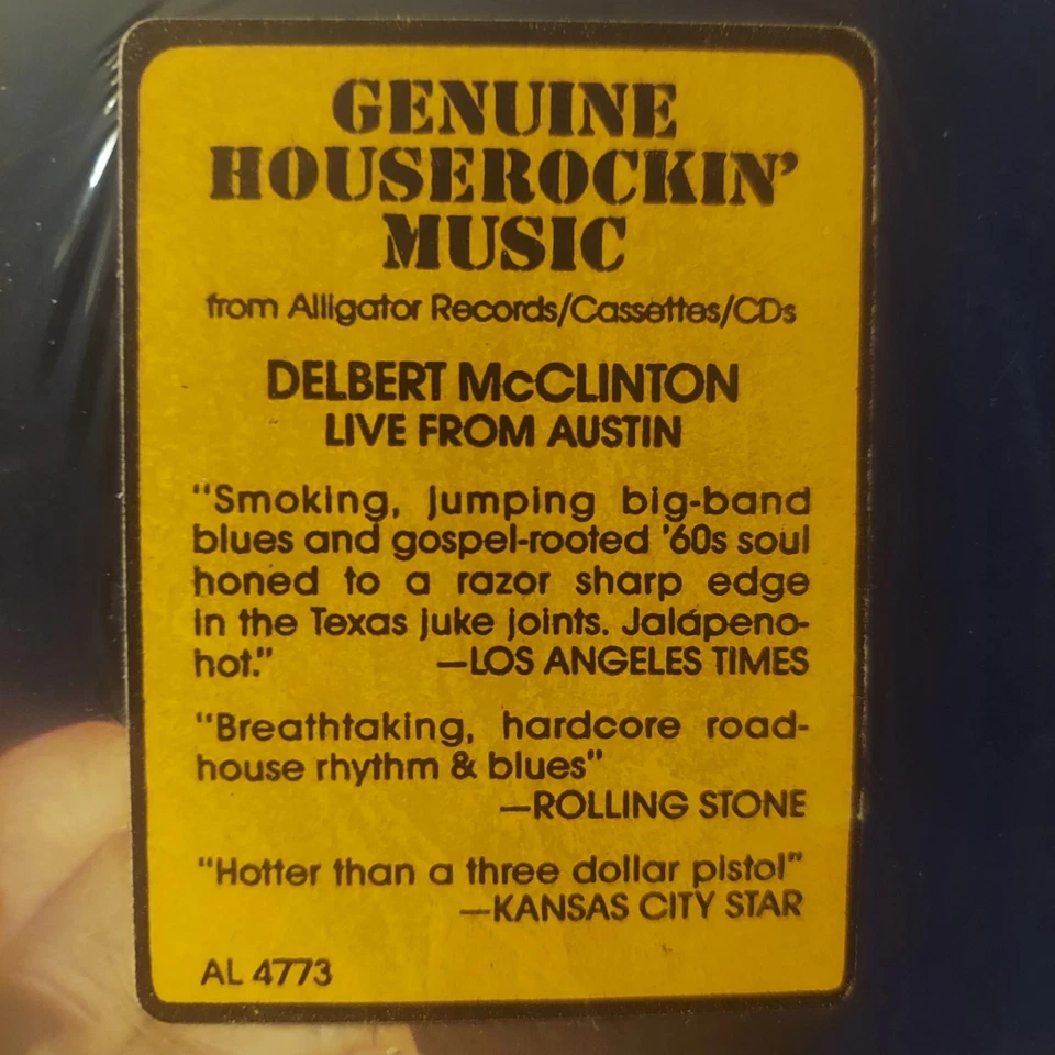 Delbert McClinton Live From Austin/1989/Vinyl, LP, Album🔥FACTORY SEALED🔥MINT Foto 3 de 3