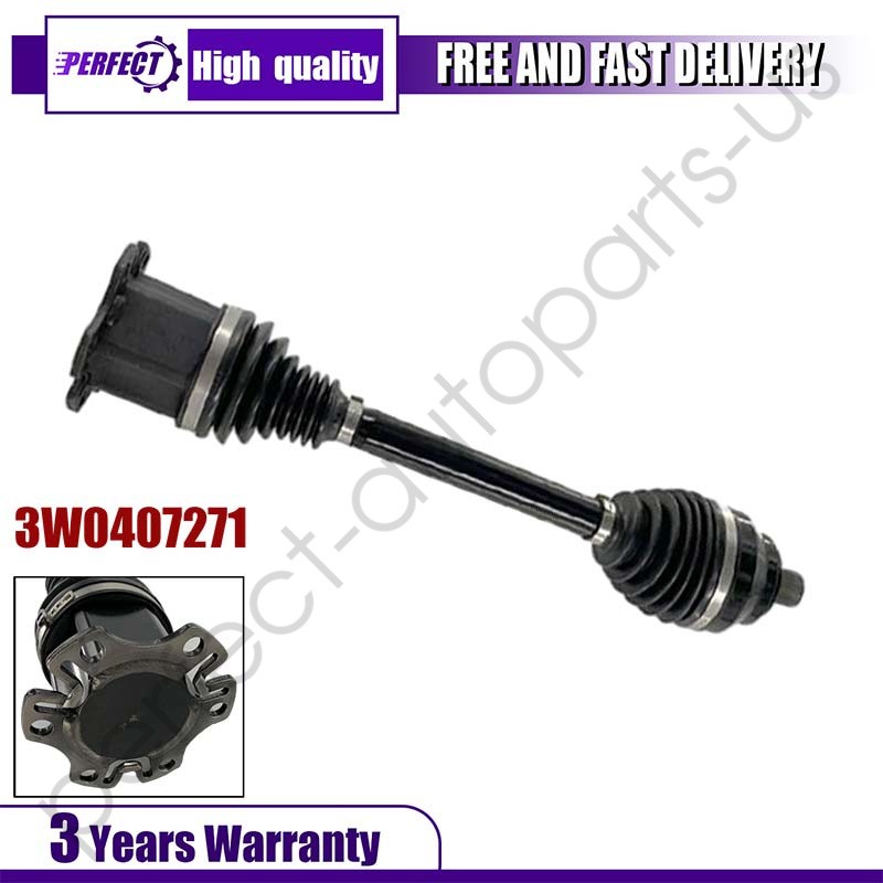 Bentley Continental GT 2006-2010 Front Left Cv axle P/N 3W0407271B