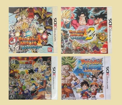 Dragon Ball Heroes Ultimate Mission 1 2 & Fusions & Z Super Ultimate Fighter 3DS