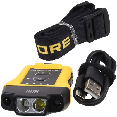 Nitecore NU11 Clipleuchte und Stirnleuchte mit IR-Sensor  Schwarz