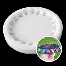 Large OCEAN LIFE Edge Coaster Silicone Mold AU