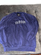 VTG 90s Adidas Soccer Crewneck Sweatshirt Embroidered Large