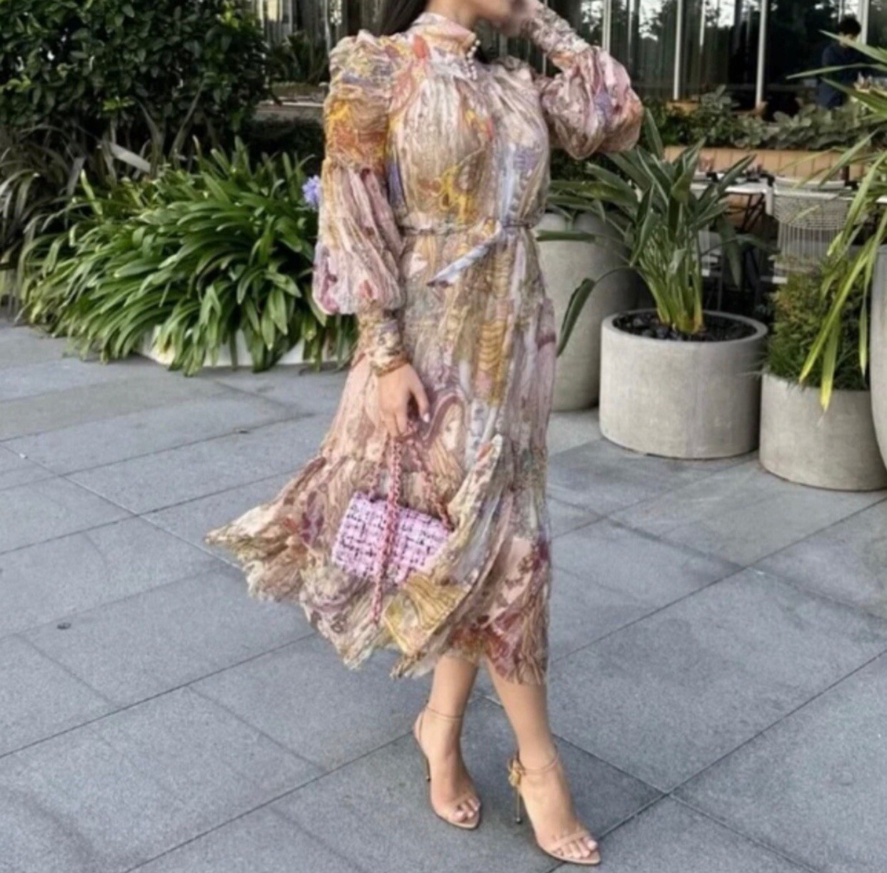 BNWT Zimmermann Kaleidoscope Lurex Midi Size 0P