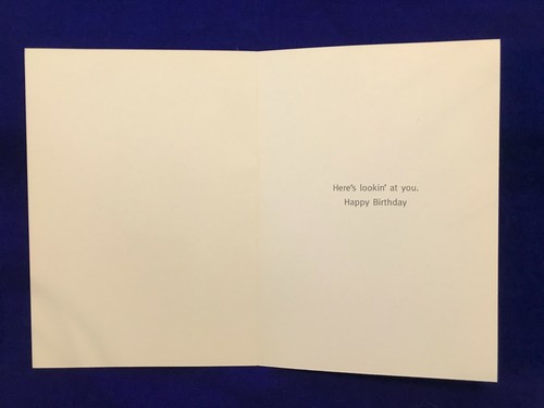 Hallmark Birthday Greeting Card -"Here's lookin' at you." Portal NEW(A44) - Picture 2 of 4