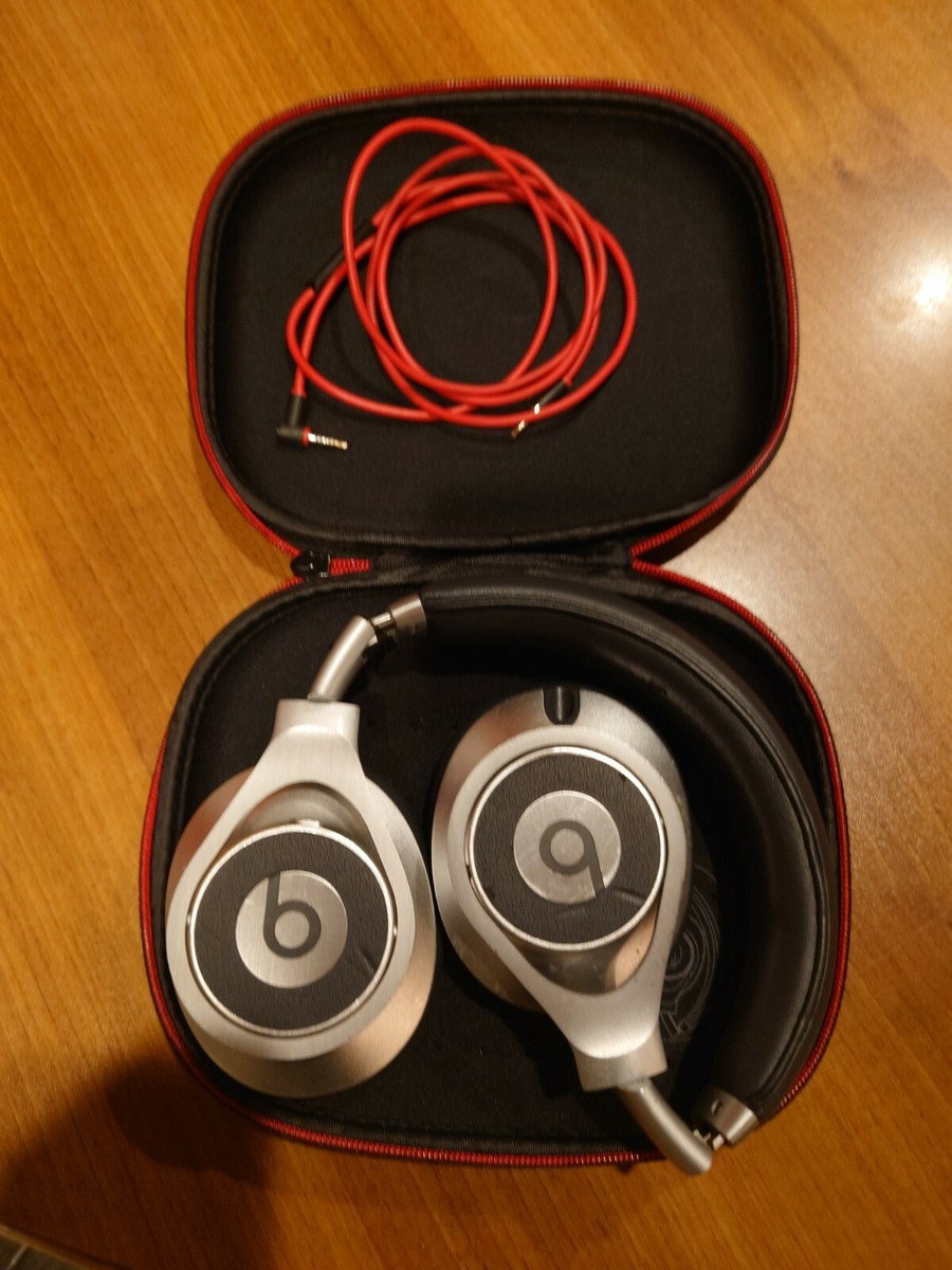 BEATS Executive noise canceling silver headphones w/case | eBay BEATS Executive noise canceling silver headphones w/case | eBay
