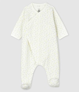 Petit Bateau Baby Side Snap Cloud Print Footie Ebay