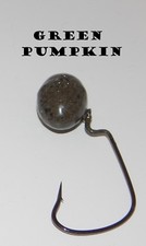 (6) 1/4 oz 4/0 Biffle Head Swing Head Hard Head Football Head Jiggle Head Jig
