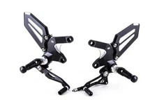 Kawasaki Z900RS 2023 Gilles RCT Black/Silver Adjustable Rearsets Footrests