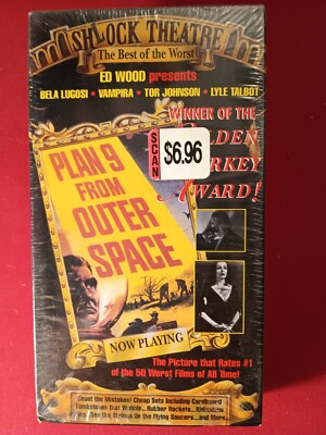 PLAN 9 FROM OUTER SPACE: VHS ED WOOD PERSENTS BELA LUGOSI-VAMPIRA-TOR JOHNSON-LV