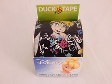 6 ROLLS TINKERBELL DISNEY LICENSED DUCK BRAND DUCT TAPE- 1.88" x 5 YARDS EACH
