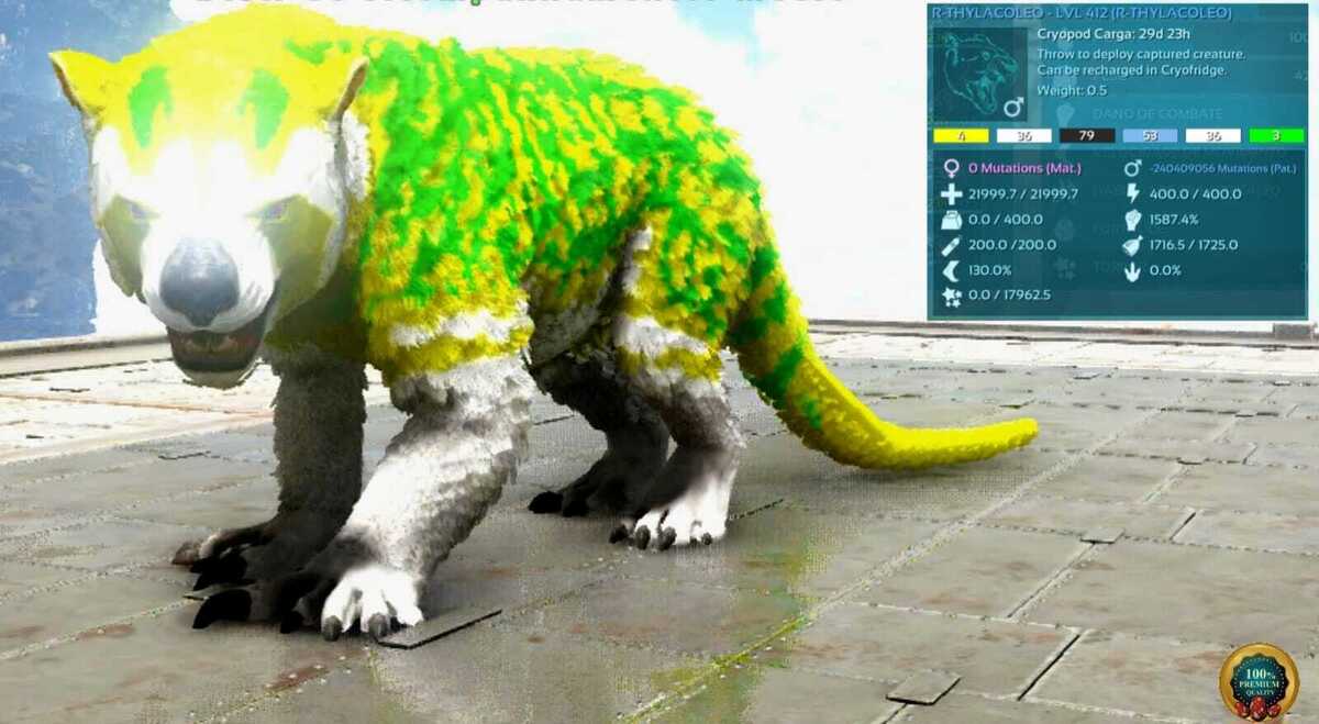 Ark Survival Evolved New Dino Rhyniognatha Clone PVE PS4/PS5