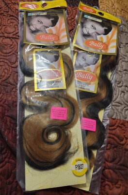NEW Bally Tress Collection 100% Human Hair 18'' Body Bulk  - F1B/27- Two Packs
