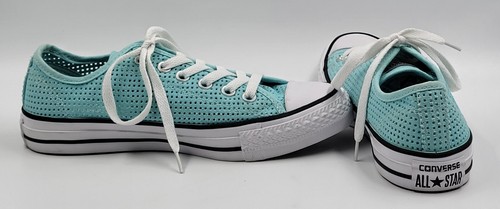 Converse All Star Ox Running Sneakers Green White Lace Up 7 Womens 551623F - Picture 8 of 10