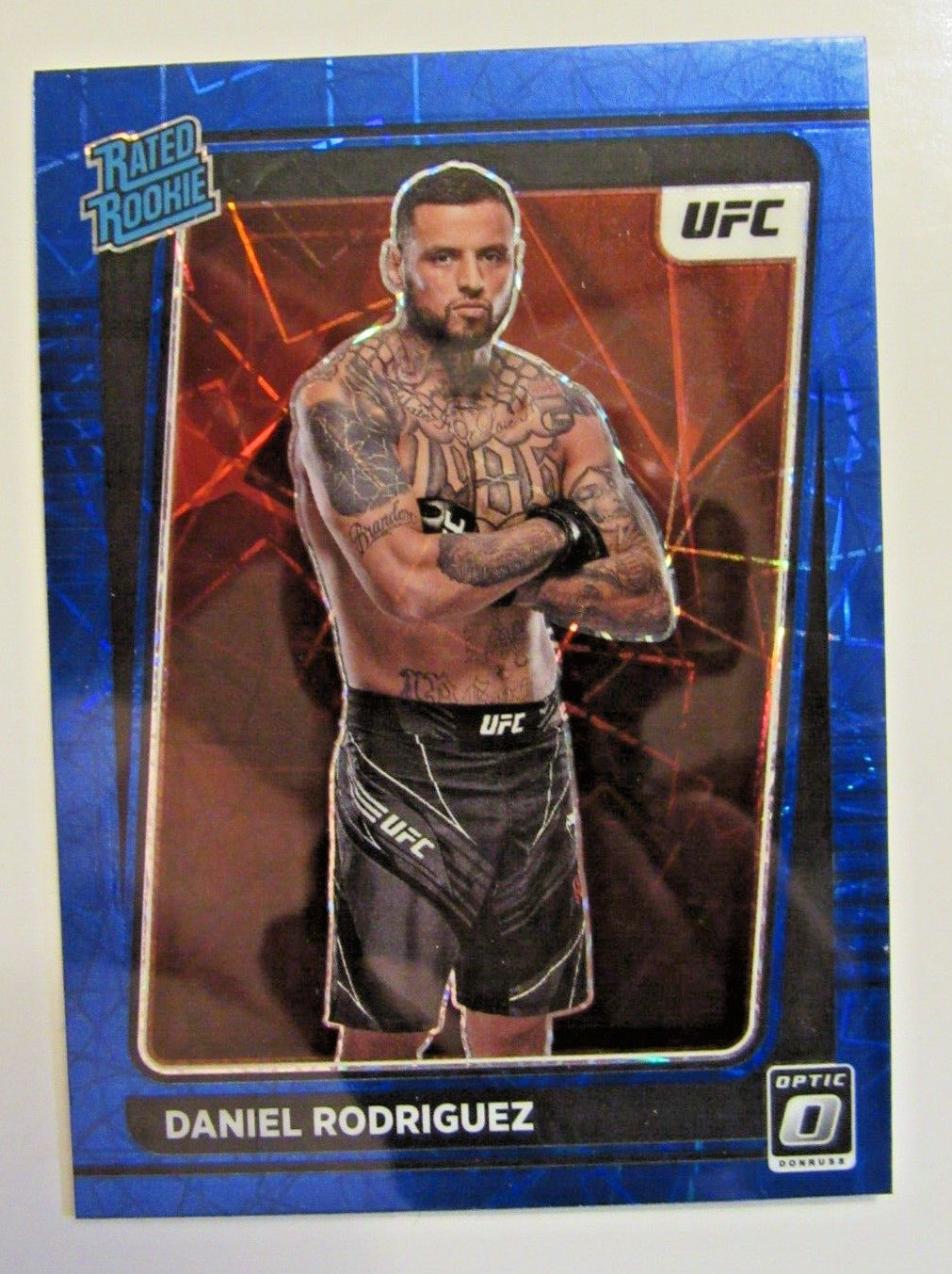 2022 UFC ■ Daniel Rodriguez ■ Optic Rated Rookie ■ Blue Velocity ■ 109