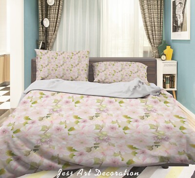 3D Floral Art Pattern Quilt Cover Set Duvet Cover Bedding Pillowcases