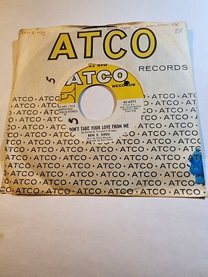 Ben E King- Don't Take Your Love From Me/Forgive This Fool 45 RPM Atco VG+ F311