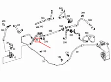MERCEDES-BENZ E W213 Recirculating Pump Hoses A2138309602