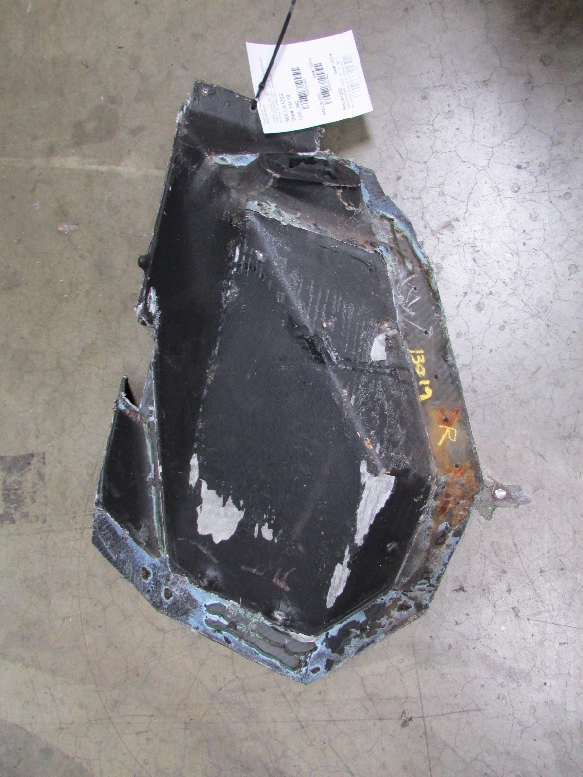 Lamborghini Murcielago, Right Front Wheel Panel, Carbon Fiber, Used, 418809154