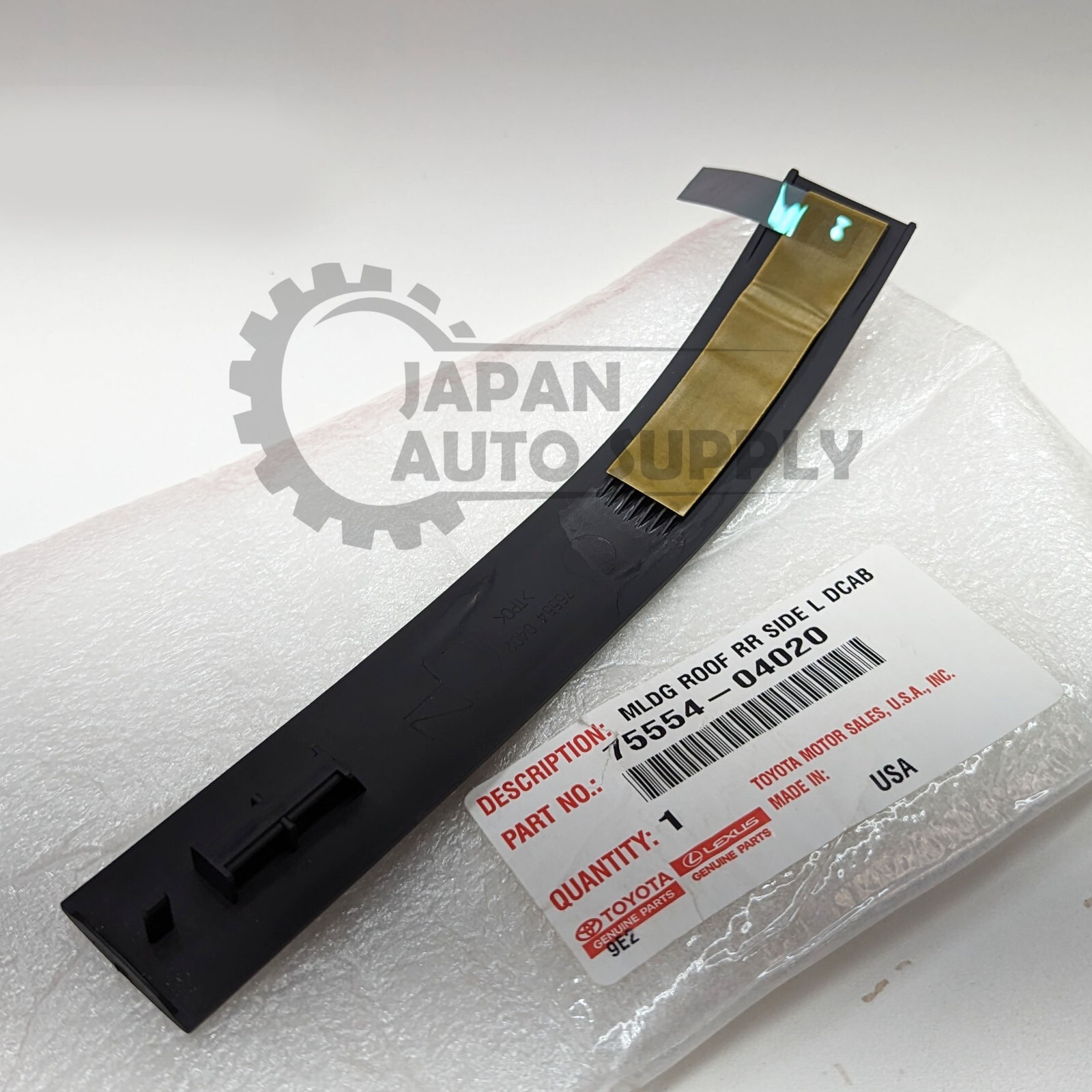 OEM NEW GENUINE TOYOTA 1623 DCB LEFT REAR ROOF DRIP MOLDING 7555404020 eBay