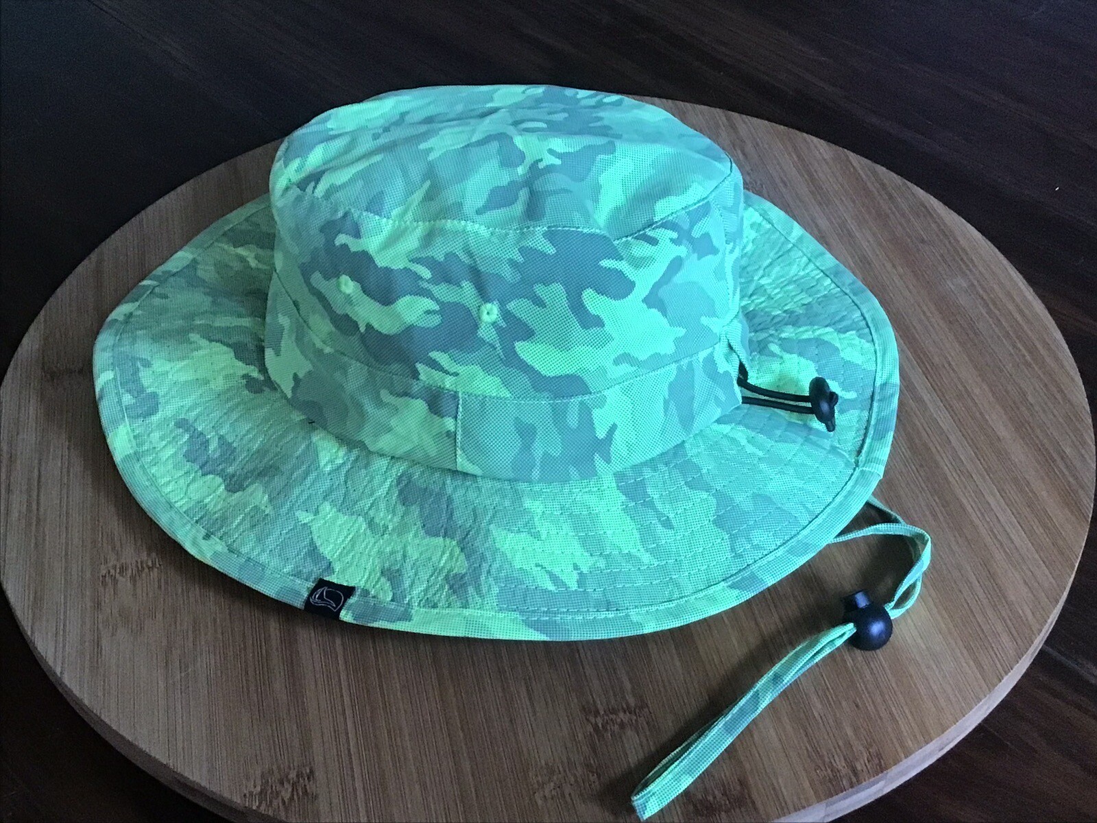 Camo Bucket Hat With Drawstring - image 1