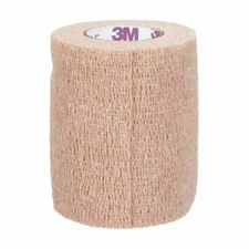 Coban Compression Bandage NonWoven Material/Elastic Fibers, 3inx5yd - 1 Count