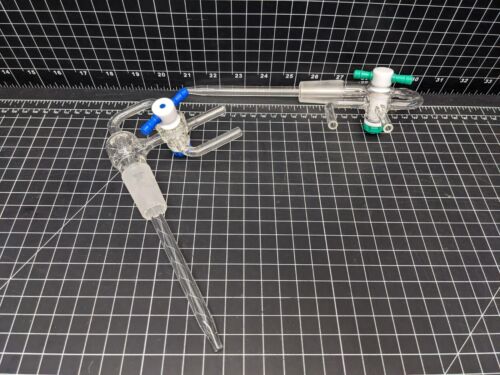 Pyrex Midget Impinger Muestreo de aire 24/40 laboratorio vidrio burbujeador de smog adaptador ace ptfe - Imagen 1 de 4