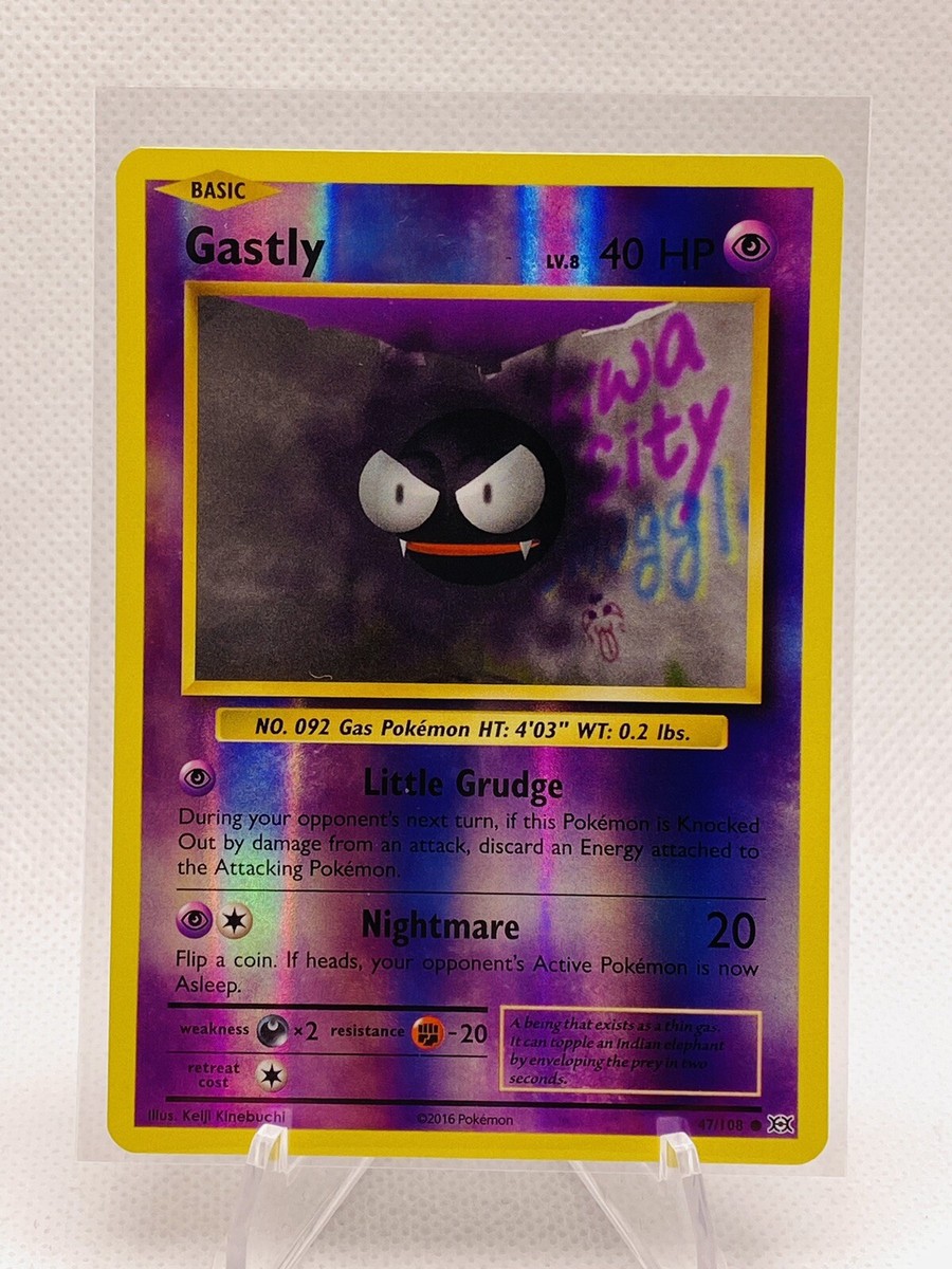 Pokémon TCG Gastly XY Evolutions 47/108 Reverse Holo Common NM/M