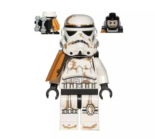 Lego Sandtrooper 9490 Orange Pauldron Episode 4 5 6 Star Wars