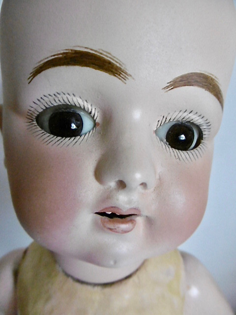 Poupée Ancienne Tête Biscuit Limoges - 39 Cm - France - Début XXe
