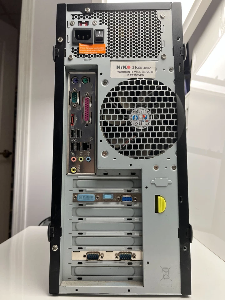 CUSTOM RETRO GAMING PC PentiumD3.40GHz nVidia GeForce210 1GB RAM 200GB HDD No OS - Image 4 of 4