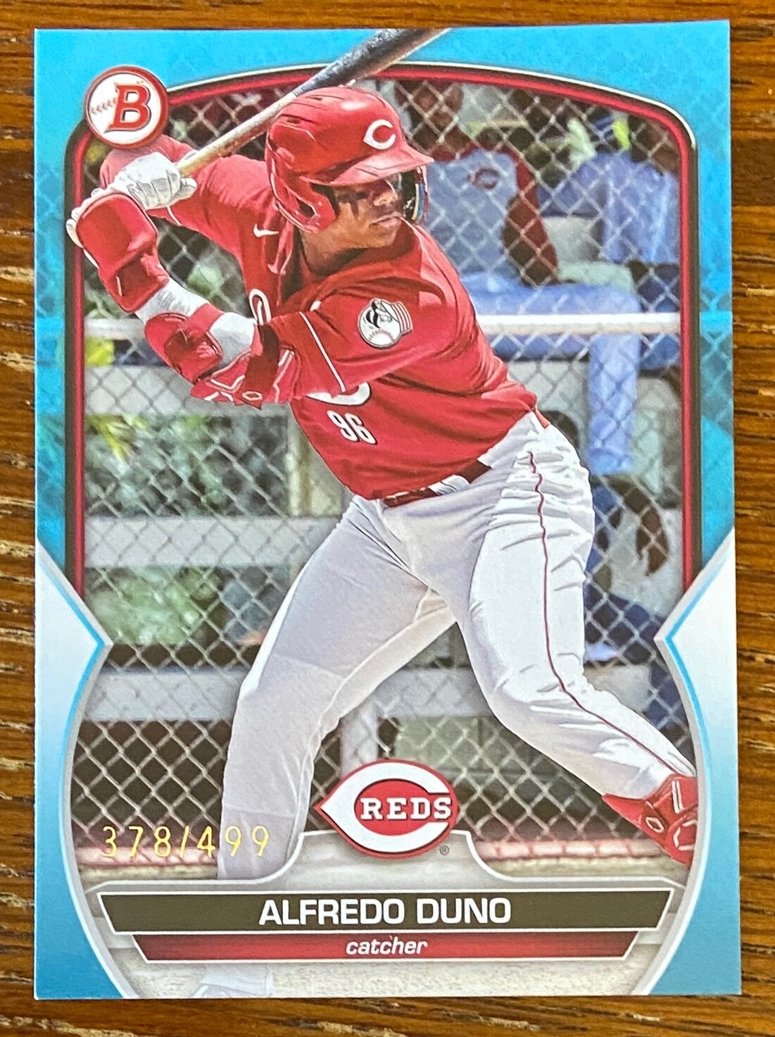 2023 BOWMAN DRAFT BASEBALL SKY BLUE ALFREDO DUNO ROOKIE CARD BD99 'D