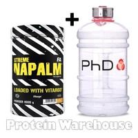 1kg Fa Fitness Authority Xtreme Napalm Pre Workout+ Phd Water Bottle Jug 2.2 Ltr 1kg Fa Fitness Authority Xtreme Napalm Pre Workout+ Phd Water Bottle Jug 2.2 Ltr