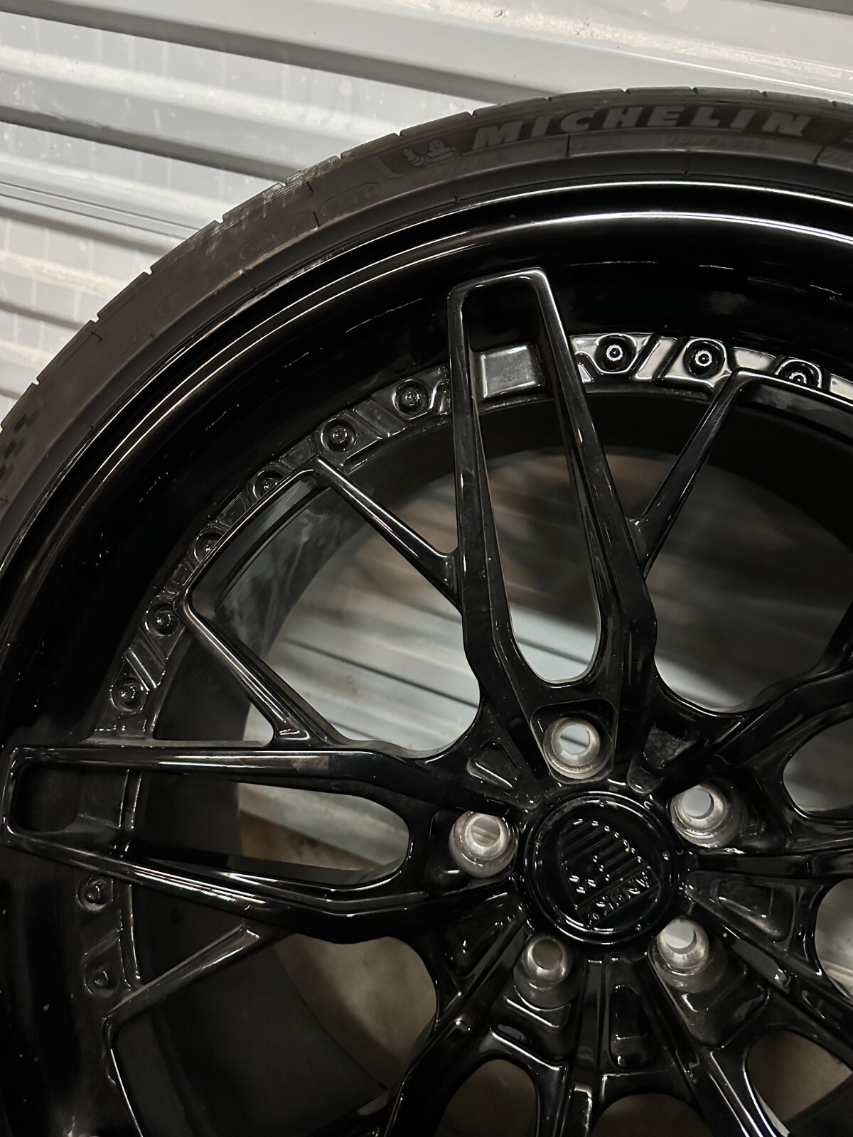 2021 AUDI R8 21X12 5X112 ANRKY REAR WHEELS RIMS PAIR TIRE GENUINE OEM ~CURBRASH~