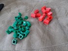 Vintage Monopoly houses and hotels -  PARTS AND PIECES  