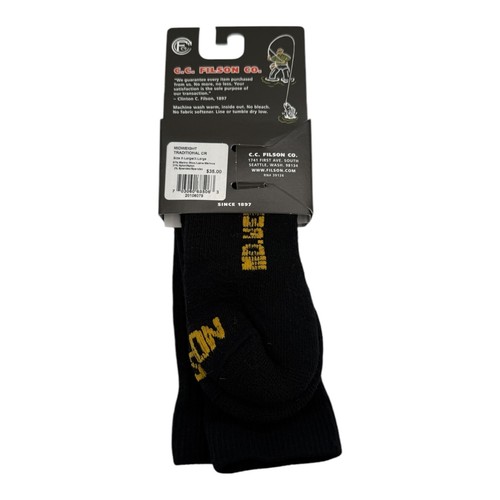 Filson Midweight Tradition Merino Wool Boot Sock XL X-Large - Picture 2 of 2