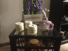 BURT S BEES LOT OF 3 JARS ALMOND MILK HAND CREAM 2 OZ EA. A GREATER GOOD PROD