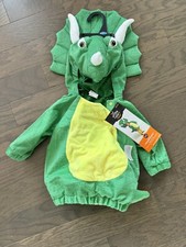 Hyde And Eek Infant Triceratops Dinosaur Halloween Costume 6-12 Months
