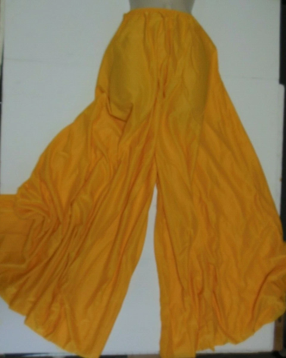 Golden colour cheap palazzo pants