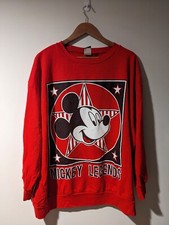 Vintage 90s Mickey Mouse Legends Classic Cartoon Disney Lightweight Sweatshirt