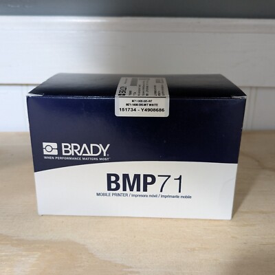 Brady BMP71 Labels M71-1400-595-WT White 100/Roll Mobile Printer