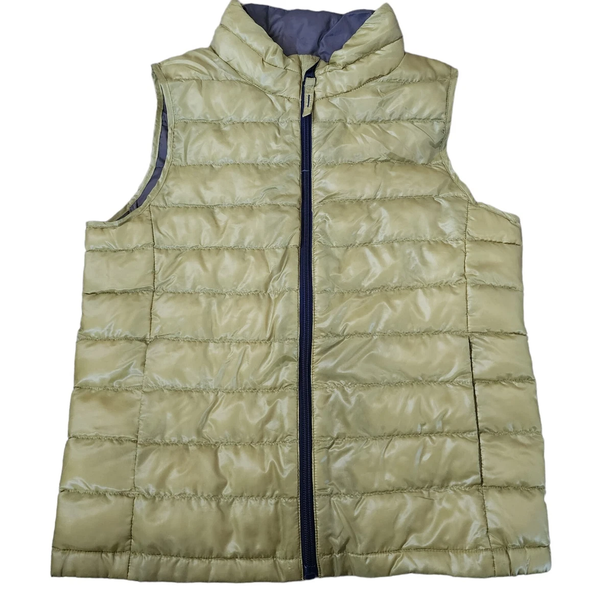 Uniqlo Kids Ultra Light Down Vest Green Size 9 10 eBay