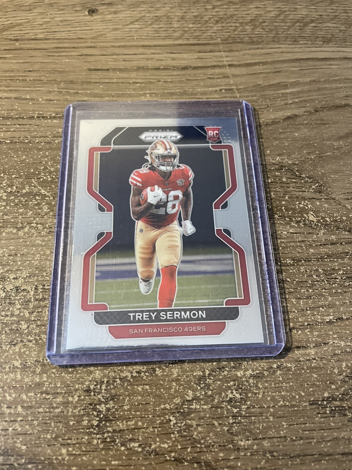 2021 Panini Prizm Football Trey Sermon Base #354 San Francisco 49ers