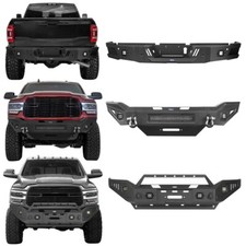 Front Winch Bumper Or Rear Bumper Bar Wled Lights For Ram 25003500 2019-2024