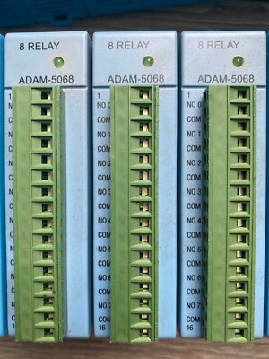 ADVANTECH ADAM-5068 RELAIS AUSGANGSMODUL, DIGITAL, 8RELAY, 1A 30VDC, 0,5A 120VAC