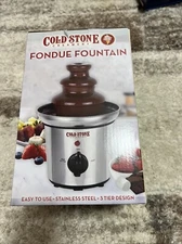 Cold Stone Stainless 3 Tier Electric Chocolate Fondue Fountain Machine