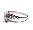 GIA certified 18k white gold .76ct marquise diamond engagement ring 4g 7.25 — photo 10