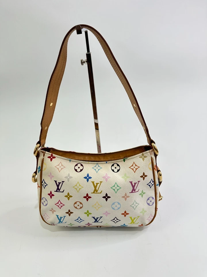 LOUIS VUITTON White Monogram Multicolore Canvas Lodge PM Shoulder Bag - Image 3 of 4